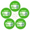 5 PCS Glass Cutting Disc for 4-1/2" Angle Grinder, Ceramic