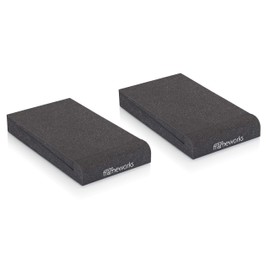 Gator Frameworks Acoustic Foam Isolation Pads for Small Studio Monitors, Fits Most Speaker Stands, Desktops and Bookshelfs; 2-Pack (GFW-ISOPAD-SM)