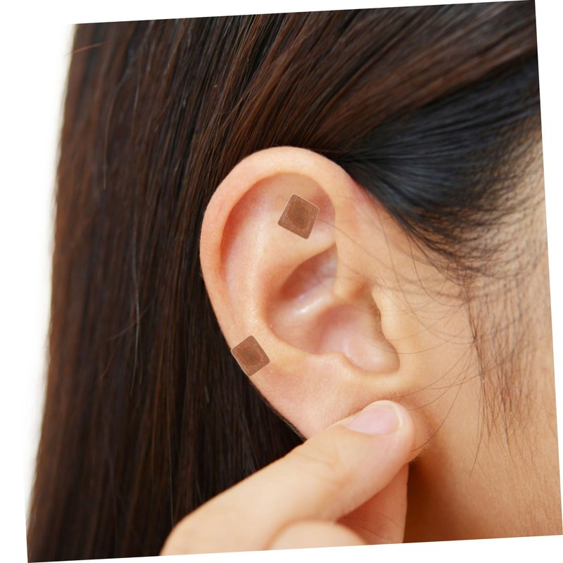 TOVINANNA 1200pcs Ear Acupoint Patches Ear Massage Stickers for Adults