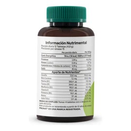Alga Spirulina 100% Pura - Pronat - 180 Tabletas de 400 mg