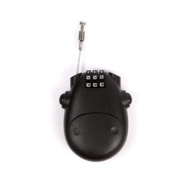 EpicTraveller Ski Lock - 3-Dial Combination Lock the Smartest Safety Lock on the Market, Set Lock Resettable Combonation Padlock, Luggage Lock, Lightweight, Easy to Carry in Pocket Black