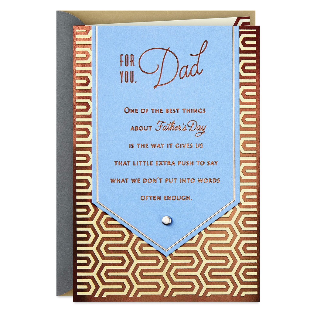 Hallmark Father's Day Card (for You, Dad) (559FFW1124)