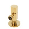 Brass Hot/Cold Water Shut Off Faucet Angle Valve Bathroom Toilet
