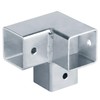 YIDU69Q 8 Pcs 1" Square Tubing Connector, 3 Way Square
