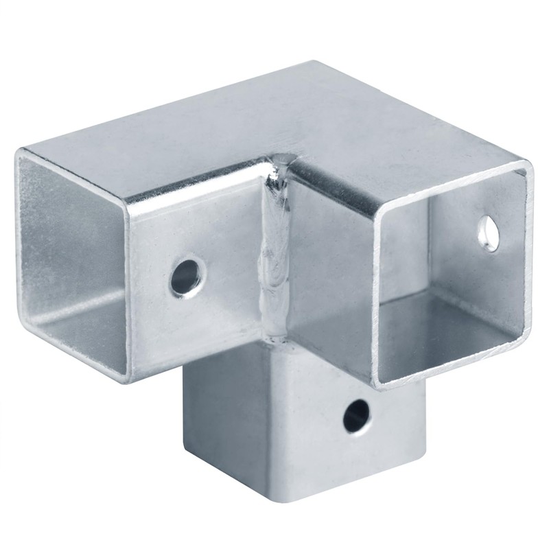 YIDU69Q 8 Pcs 1" Square Tubing Connector, 3 Way Square