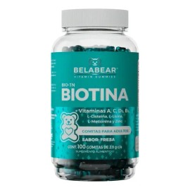 Biotina Cistena Lisina Metionina 100 Gomitas Belabear                                                                                                 