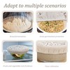GWCYMYD 3 Pcs Bread Proofing Cover, Linen Sourdough Bowl Cover,