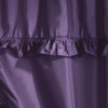 Stoneberry Home Ruffled Shower Curtain Set, Plum