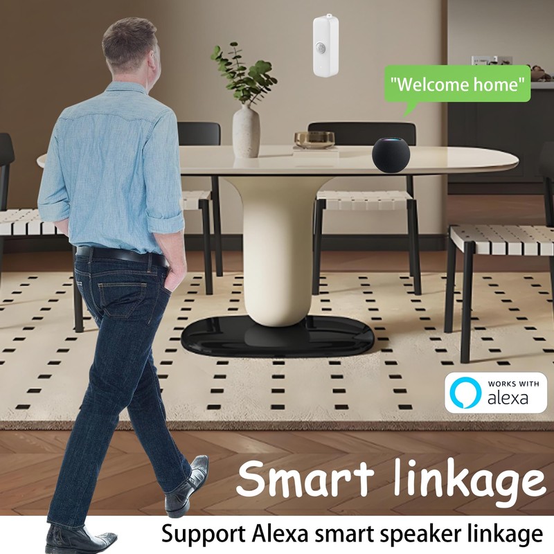 PHOVOLT WiFi Motion Sensor with Lanyard, Smart Motion Sensor for