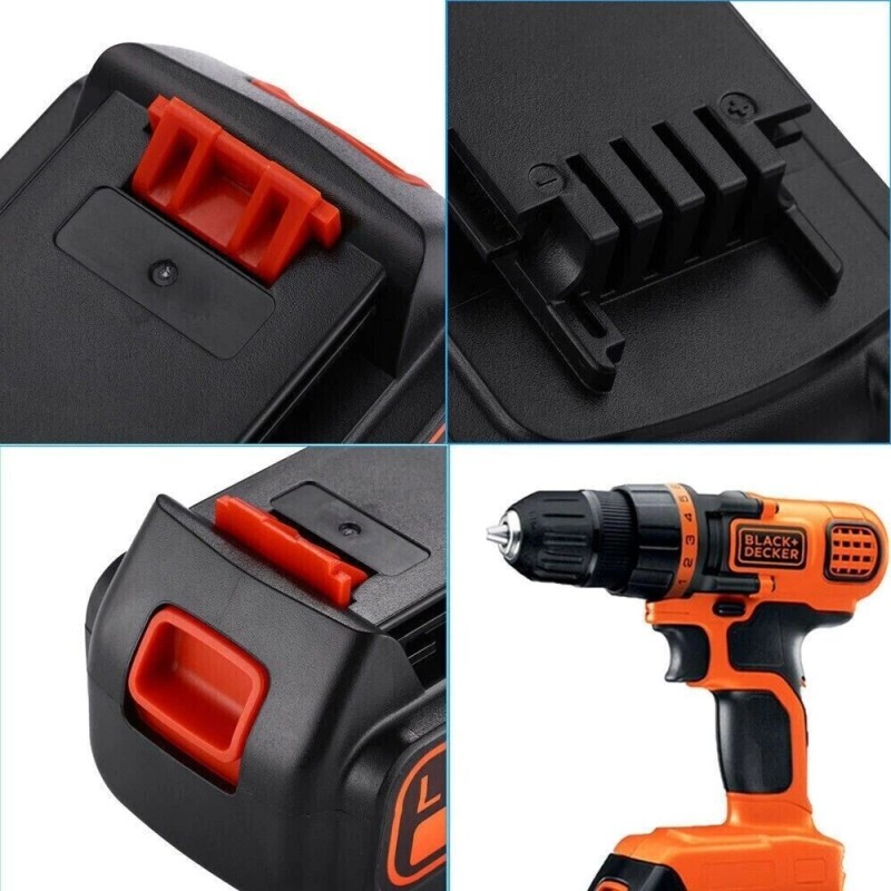BLACK+DECKER 2Pack LithiumBattery replace for Black and Decker 20 Volt
