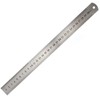 Straight Ruler, 11.8 inches (30 cm), Steel Ruler, Stainless Steel