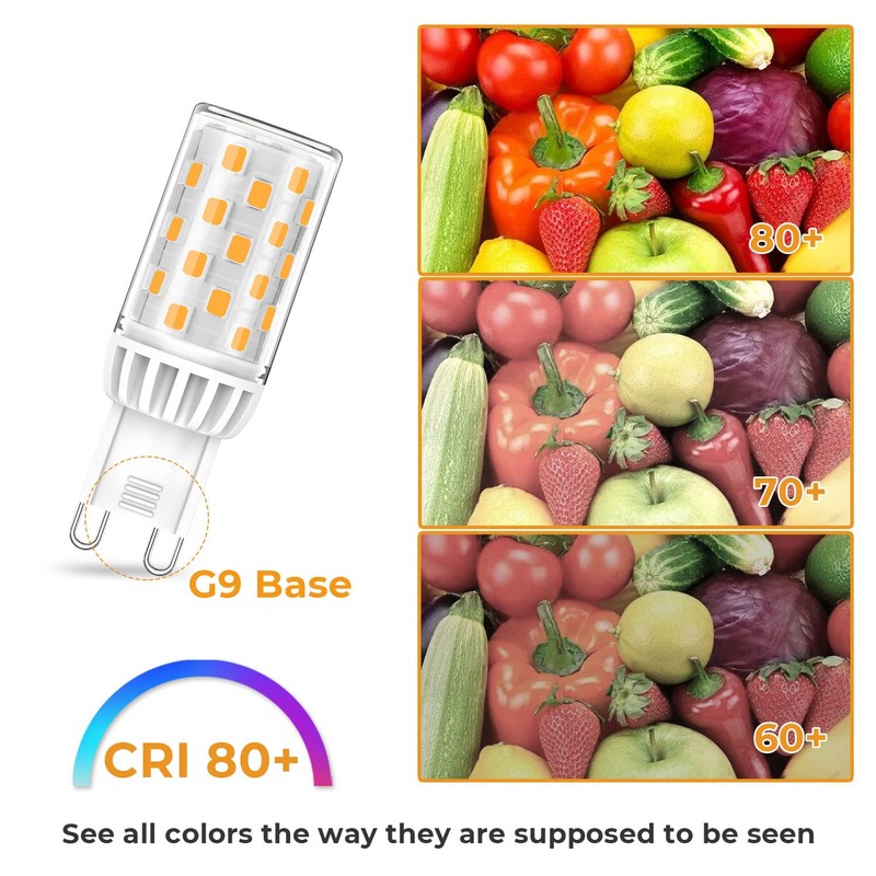 Lososuch G9 LED Bulb Dimmable 5W 550M 2700K Soft Warm