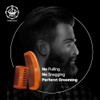 RED by Kiss Premium Wood Men Long Beard Comb, Easy