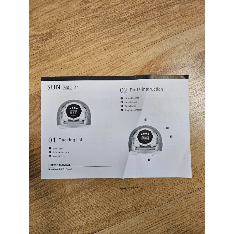 Sun M&J 21 Super Sun uv LED Nail Lamp (