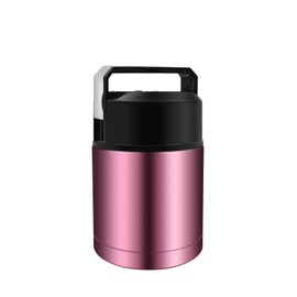 Zalaxt 28oz Soup Thermos, Stainless Steel Thermos for Hot Food, Wide Mouth Food Thermos Jar, Insulated Lunch Container Leak Proof Vacuum Thermal Flask(rosered)