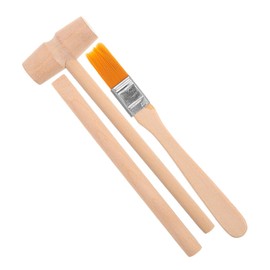 Totority 1set Boy Girl Excavation Tool Kit Wood Digging Hammer Chisel and Brush for Gemstone Learning and Exploration Educational Archaeology Tools for Boys and Girls