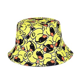 JBLJDWD Duck Hat, Duck Bucket Hat, Funny Bucket Hat Suitable for Travelling, Outdoor Activities Fisherman Hat for Women and Men Yellow