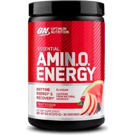 Amino Energy 270gr On Aminoácidos EAA Cafeína Sabor Fruit Fusion                                                                                      