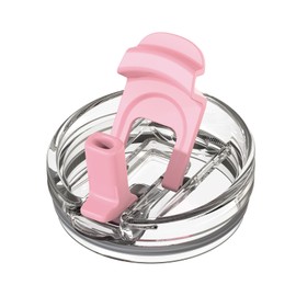 Zukro Replacement Lid for 50 oz & 40 oz Reduce Tumbler, Fit for 42 oz, 35 oz, 30 oz Yeti Rambler Tumbler, Leakproof 2-in-1 Flip Straw Lid, Press-in, Fit for Hydrapeak 40 oz Tumbler, Pink
