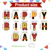 Cartoon Happy Birthday Banner, Cartoon Themed Happy Birthday Garland Decorations