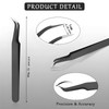 1pcs Fine Point Tweezers Professional Precision Pointed Tweezer Splinter Tweezer