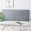 DUJUIKE Bed Headboard Cover, Bed Headboard Covers, Soft Stretch Velvet