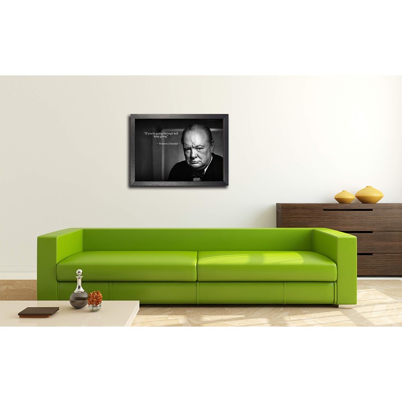 Winston #5 A3 Unframed Churchill British Statesman Poster Motivation Inspiration