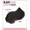 Black Eyebrow Stamp Stencil Kit Black for Black Women, Perfect