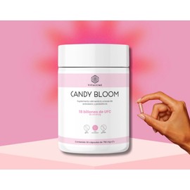 CANDY BLOOM SUPLEMENTO ALIMENTICIO A BASE DE ARANDANO Y PROBIOTICOS                                                                                   