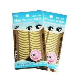 Magic Invisible "Pretty Size" (M) Eyelid Lift Without Surgery [2 x 60 Pairs] Double Pack