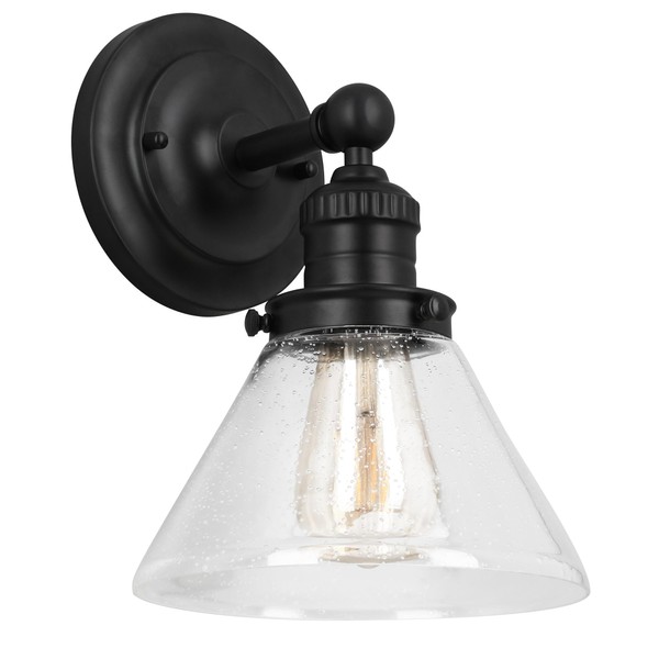 Design House 589028-BLK Augustin Transitional 1-Light Indoor Dimmable Wall Light
