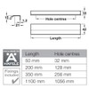 Viefe Hafele Ona Aluminium Profile Handle Brushed Black Kitchen Cabinet