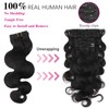 ABH AMAZINGBEAUTY HAIR Body Wave Clip ins Human Hair Wavy