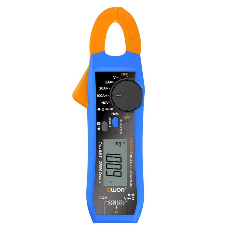 OWON CM2100B Digital Clamp Meter Bluetooth Smart Electrical Tester 600V