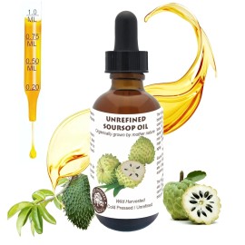 Best Nature's Cosmetics Virgin Soursop Graviola Guanabana Oil 1 oz / 30 ml