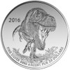 Tyrannosaurus Rex Dinosaurs Silver Coin 20 Dollars Canada 2016