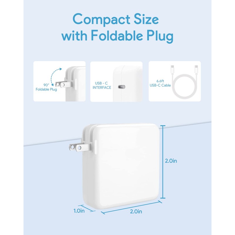Mac Book Pro Charger, 70W USB C Charger Power Adapter