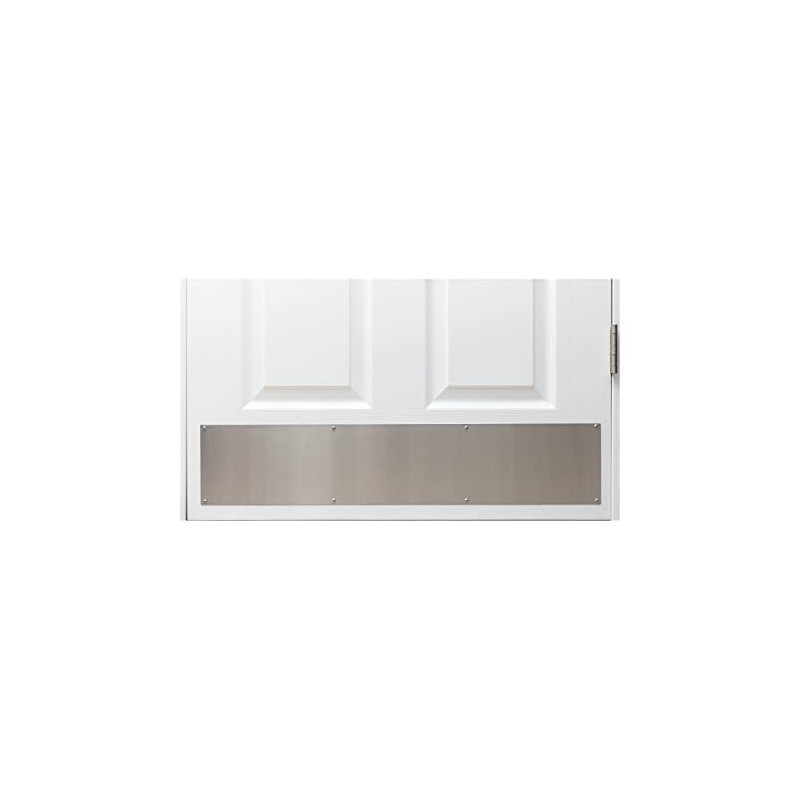 Stainless Steel Door Kick Plate Mop Plate Protection Plate, 12"