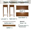 latifolia Bamboo Shoe Rack, 5-Tier Shoe Rack Organizer for Entryway