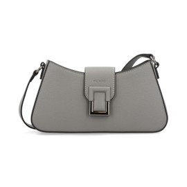 Picard LOCCO Women's Shoulder Bag Made of Recycled PU Small with Magnetic Closure Shoulder Bag Everyday Going Out, granite