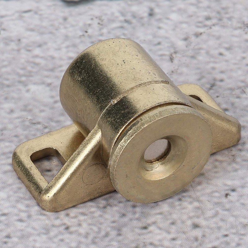 FASJ Door Catch, 4Pcs Door Stopper, Magnetic Bathroom for Kitchen(Gold)