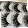 Healeved 10pairs Simulation Eyelashes Handmade Faux Lashes for Natural Eye