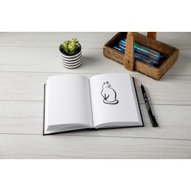 Black Hardbound Sketchbook by Artist's Loft - Acid Free and Smudge Resistant Paper, Sketch Pad for Drawing, Sketching, Writing - 1 Pack