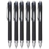 Uni Ball Black Jetstream Retractable Broad Rollerball Pen 1mm Nib