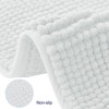 subrtex Chenille Bath Mats for Bathroom Extra Soft and Water