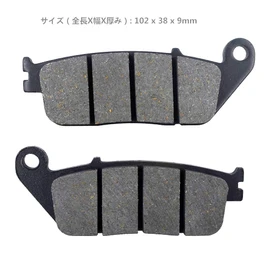 AHL Motorcycle Front and Rear Brake Pads Kit for Honda CB 400 Four V/V-II/W/W-II (NC36) 1997-1998/CBR 400 RR (NC29) Gull Arm 1990-1994 (3 Pairs Semi-Metal)