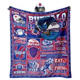 KETBLNB Gifts for Men Women, Travel Blanket, Throw Blanket for Couch 80"x60", Gear for Men, Cooling Blankets for Hot Sleepers, Football Stuff for Men