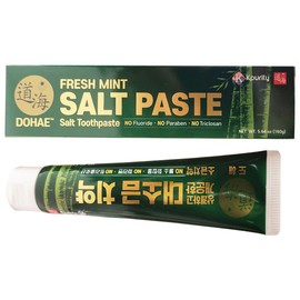 KPurity Roasted Bamboo Salt Infused Toothpaste 160g Tube - Freshens Breath - 죽염