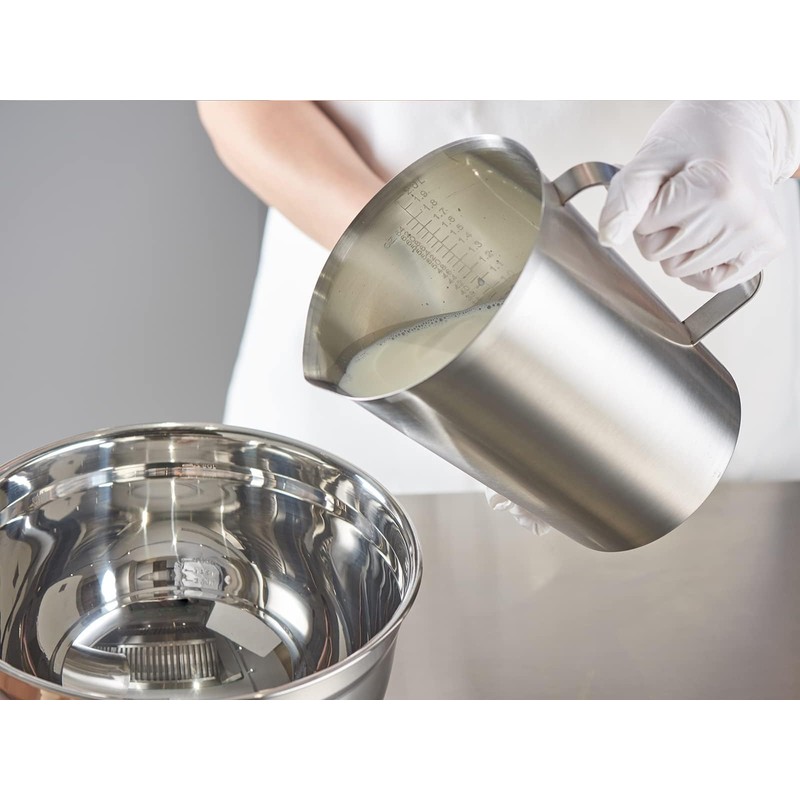 CURTA 18/8 Stainless Steel Measuring Cup with Handle and Pour