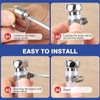 60-Piece All-inclusive Hose Clamp Combo Kit, Adjustable 1/4" - 1-1/2"